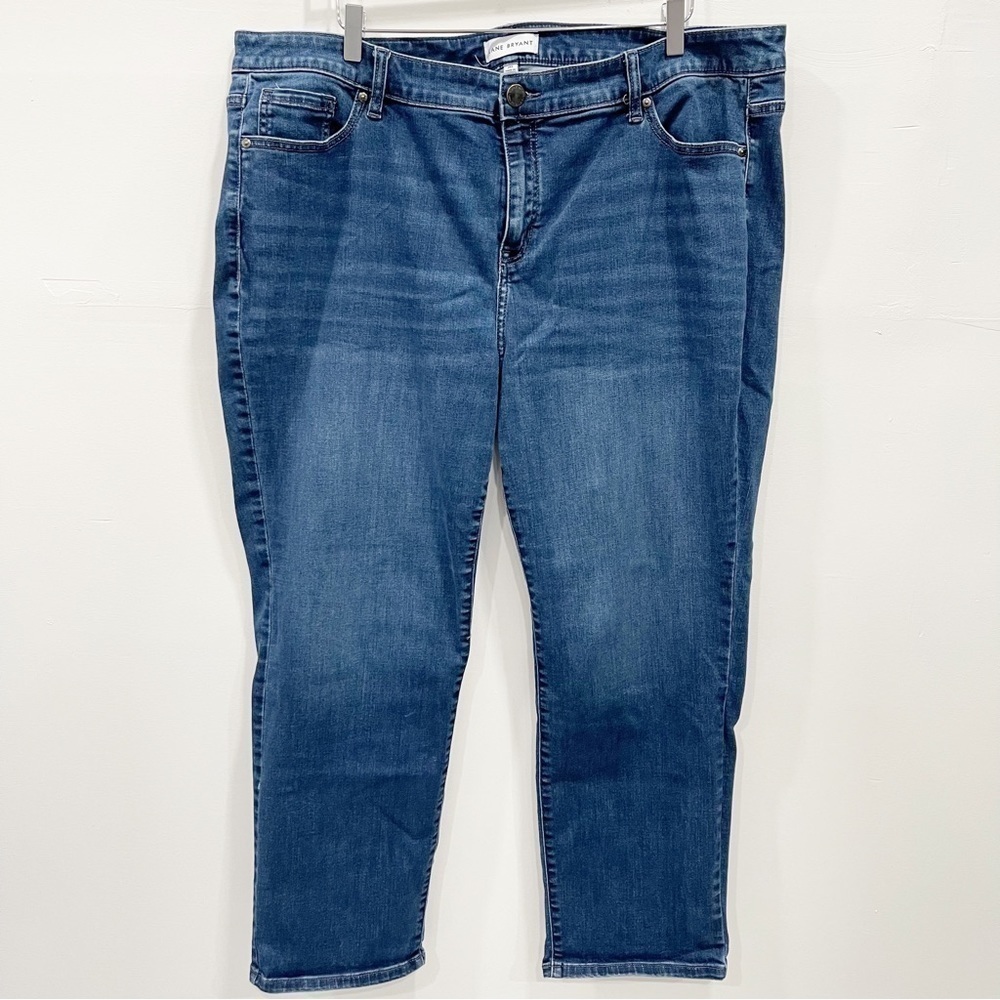 Lane Bryant Flex Magic Waistband Signature Fit Mid-Rise Straight Jeans 24 Short